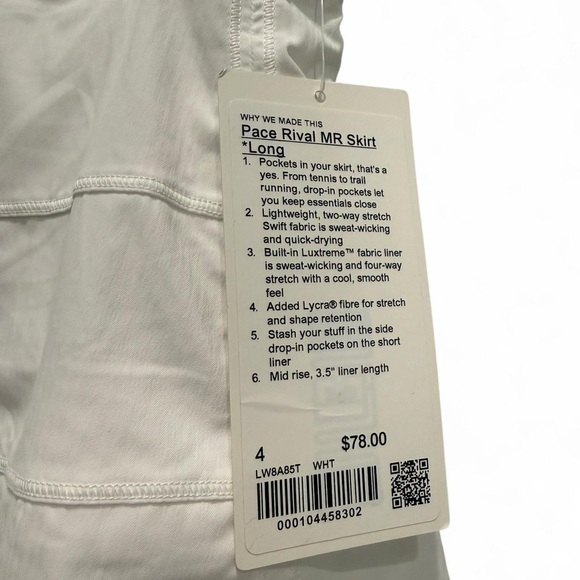 Lululemon Pace Rival Mid-Rise Skirt Long - Picture 7 of 9